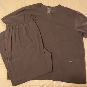 Dark Grey Cherokee Scrub Set 3XL Big and Tall